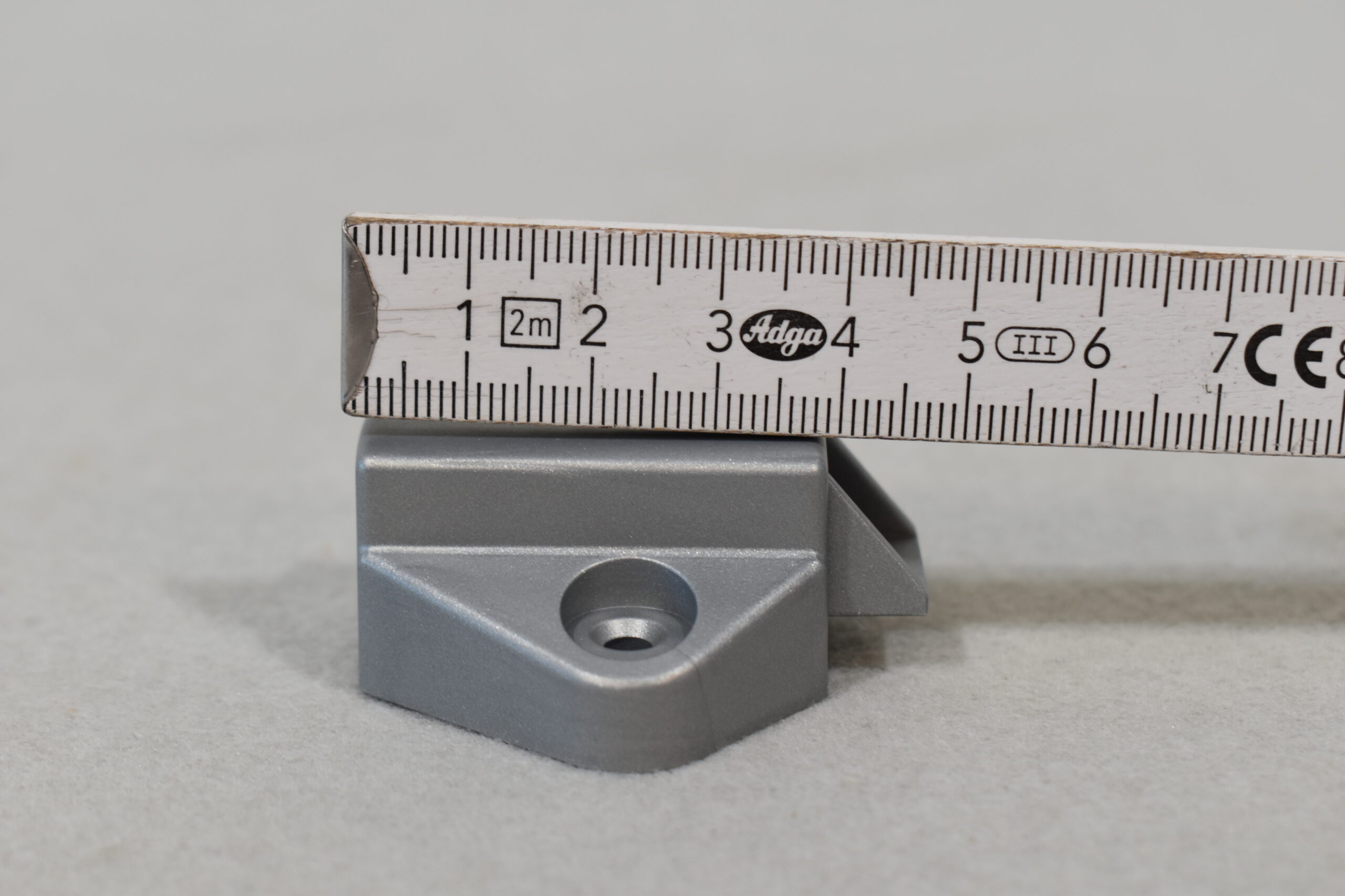 Schnappverschluss-Set silber Matt