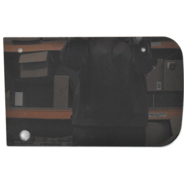 Glasabdeckung für Kochfeld 440x275mm schwarz