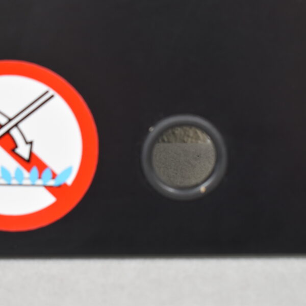 Glasabdeckung für Kochfeld 440x275mm schwarz