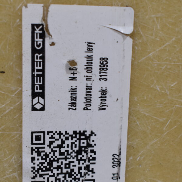 Niesmann und Bischoff i Smove 2021-2024  Radlaufblende Fahrerseite; hell grau