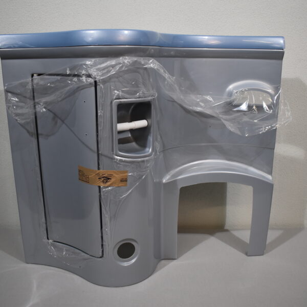 Galleno Plastica Waschtisch Waschbecken links; blau