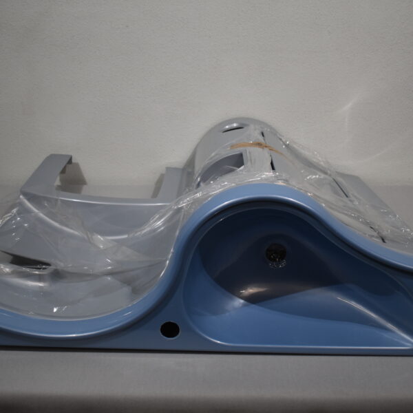 Galleno Plastica Waschtisch Waschbecken links; blau