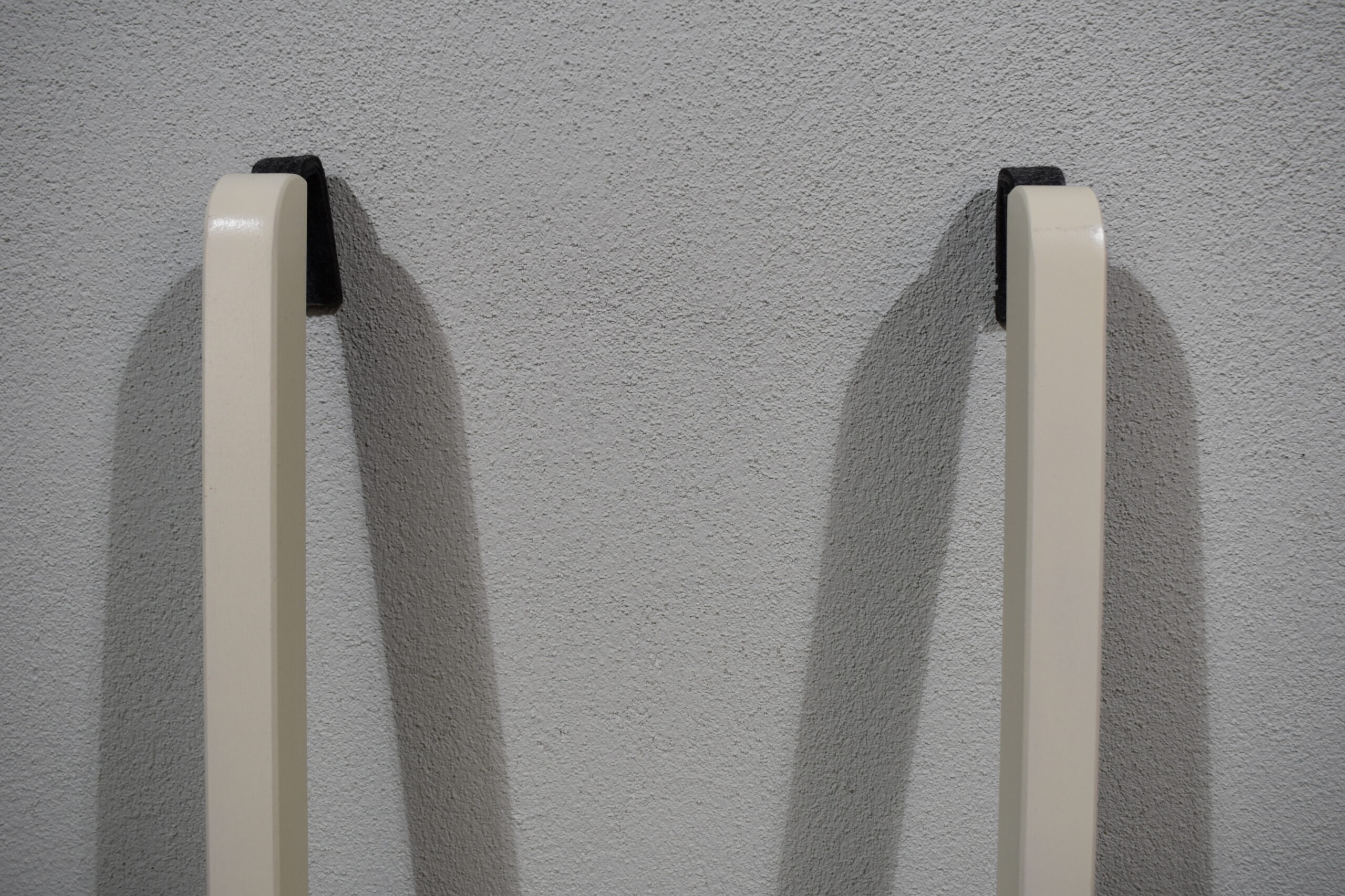 Hubbett-Einhängeleiter Holzoptik; weiß