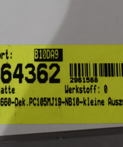 Tischplatte 45x700x660 weiß/dunkel braun