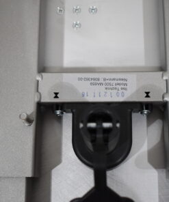 Tischplatte 45x700x660 weiß/dunkel braun