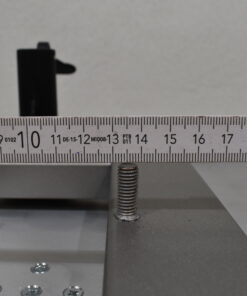 Tischplatte 45x700x660 weiß/dunkel braun
