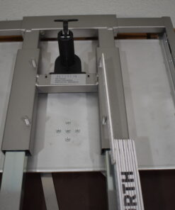 Tischplatte 45x700x660 weiß/dunkel braun