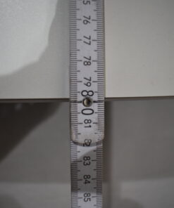 Tischplatte 45x870x800mm weiß/dunkel braun