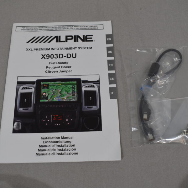 Alpine Navi X903D-DU für Fiat Ducato; Peugeot Boxer; Citroen Jumper
