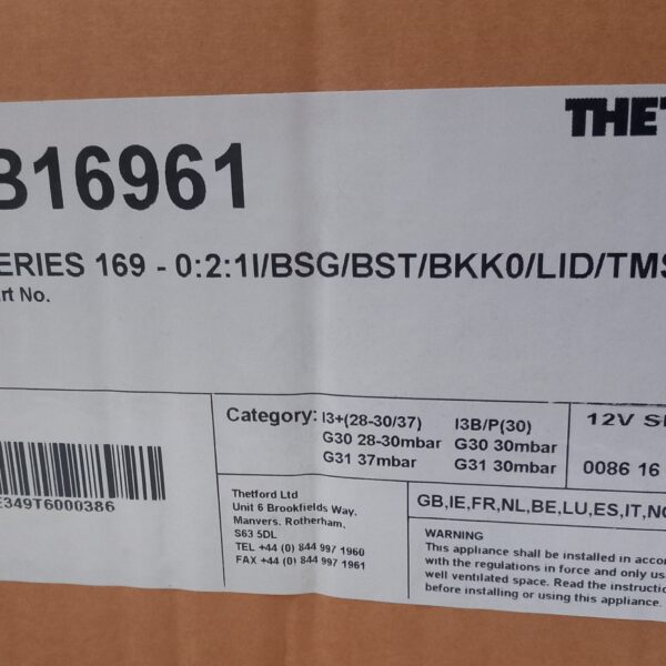 Thetford Gaskocher Serie 160 SHB 16961