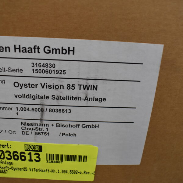 Oyster Vision 85 Twin Satelliten-Anlage