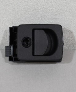 Griffmuldenschloss/Türgriff 85x122mm; schwarz