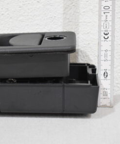 Griffmuldenschloss/Türgriff 85x122mm; schwarz