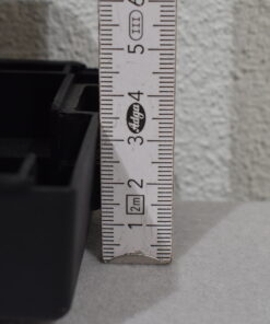 Griffmuldenschloss/Türgriff 85x122mm; schwarz