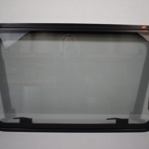 Mekuwa Echtglas Ausstellfenster 1000x600mm; schwarz