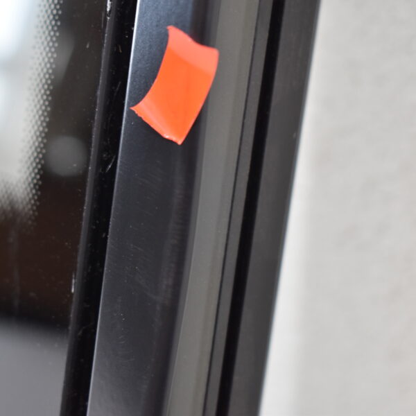 Mekuwa Echtglas Ausstellfenster 1000x600mm; schwarz