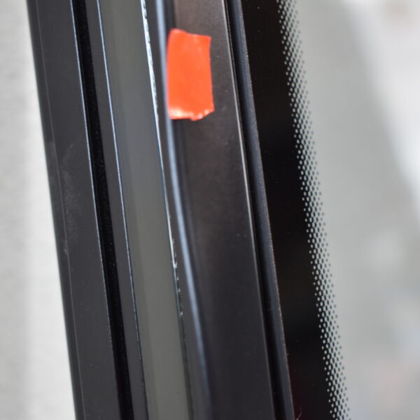 Mekuwa Echtglas Ausstellfenster 1000x600mm; schwarz