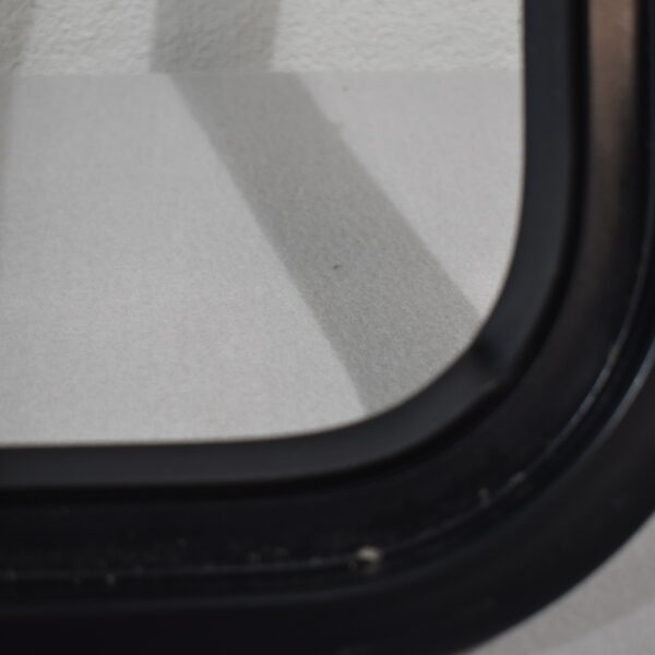 Mekuwa Echtglas Ausstellfenster 1000x600mm; schwarz