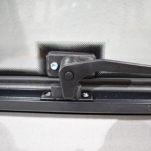 Mekuwa Echtglas Ausstellfenster 1000x600mm; schwarz