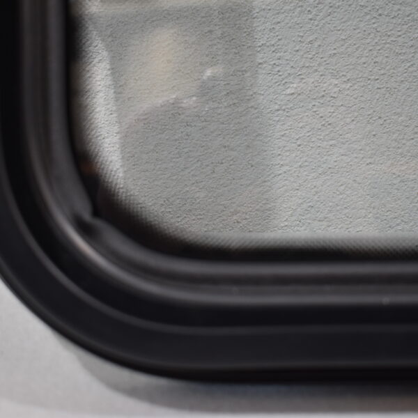 Mekuwa Echtglas Ausstellfenster 1000x600mm; schwarz