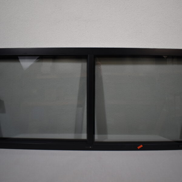 Mekuwa Echtglas Schiebefenster 1400x600mm; schwarz