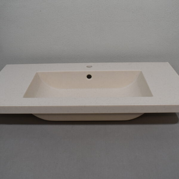 Waschbeckenplatte 1026x470x143,5mm; Steinzug