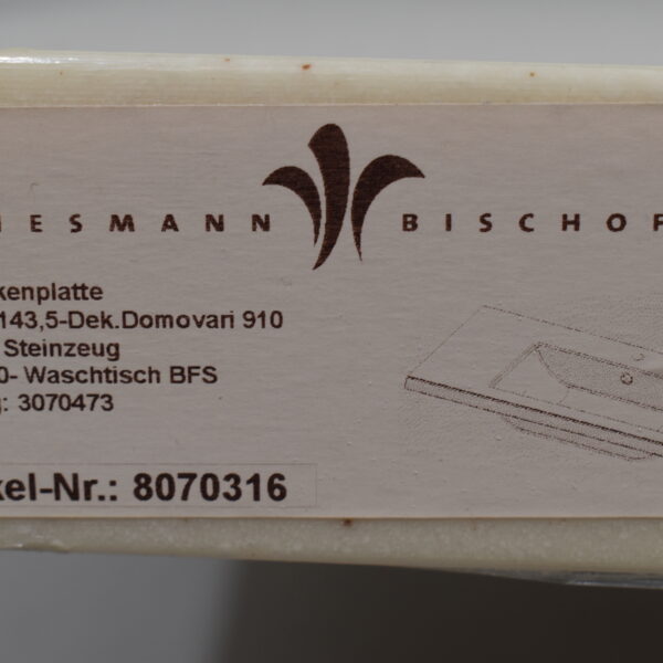 Waschbeckenplatte 1026x470x143,5mm; Steinzug