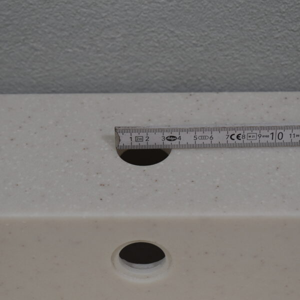 Waschbeckenplatte 1026x470x143,5mm; Steinzug