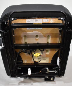 Aguti Fahrersitz Gis-Lounge F; schwarz (Kunstleder)/grau (Stoff)