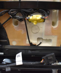 Aguti Fahrersitz Gis-Lounge F; schwarz (Kunstleder)/grau (Stoff)