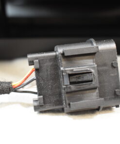 Aguti Fahrersitz Gis-Lounge F; schwarz (Kunstleder)/grau (Stoff)