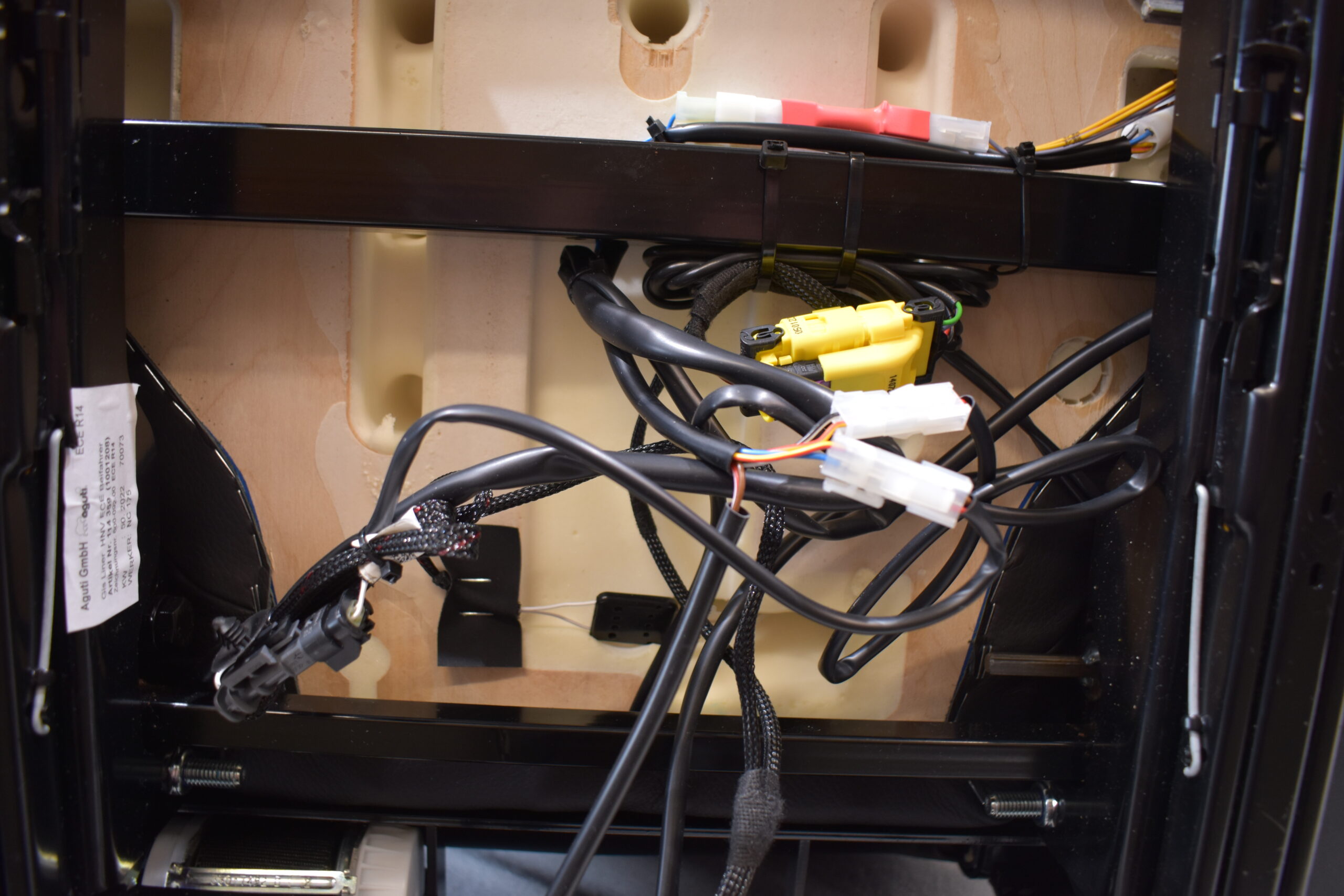 Aguti-Beifahrersitz; schwarz