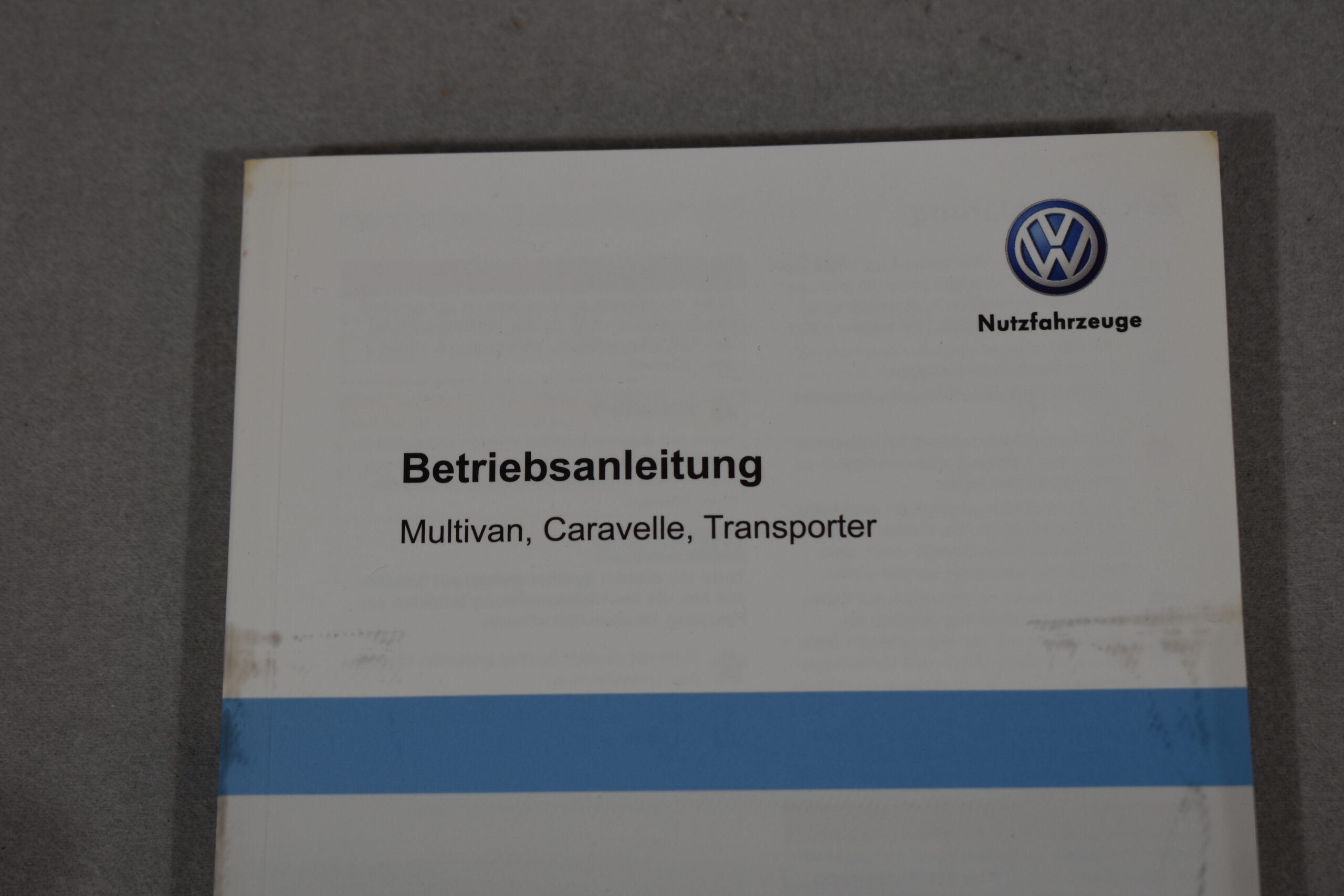 Original Handbuch für VW