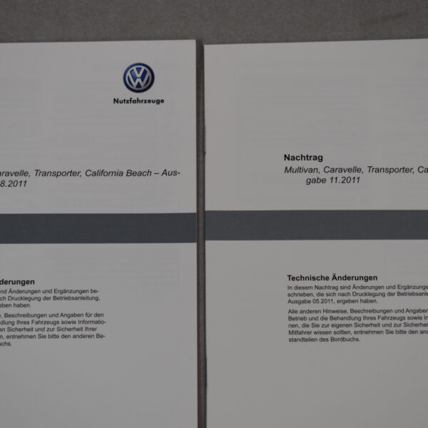 Original Handbuch für VW