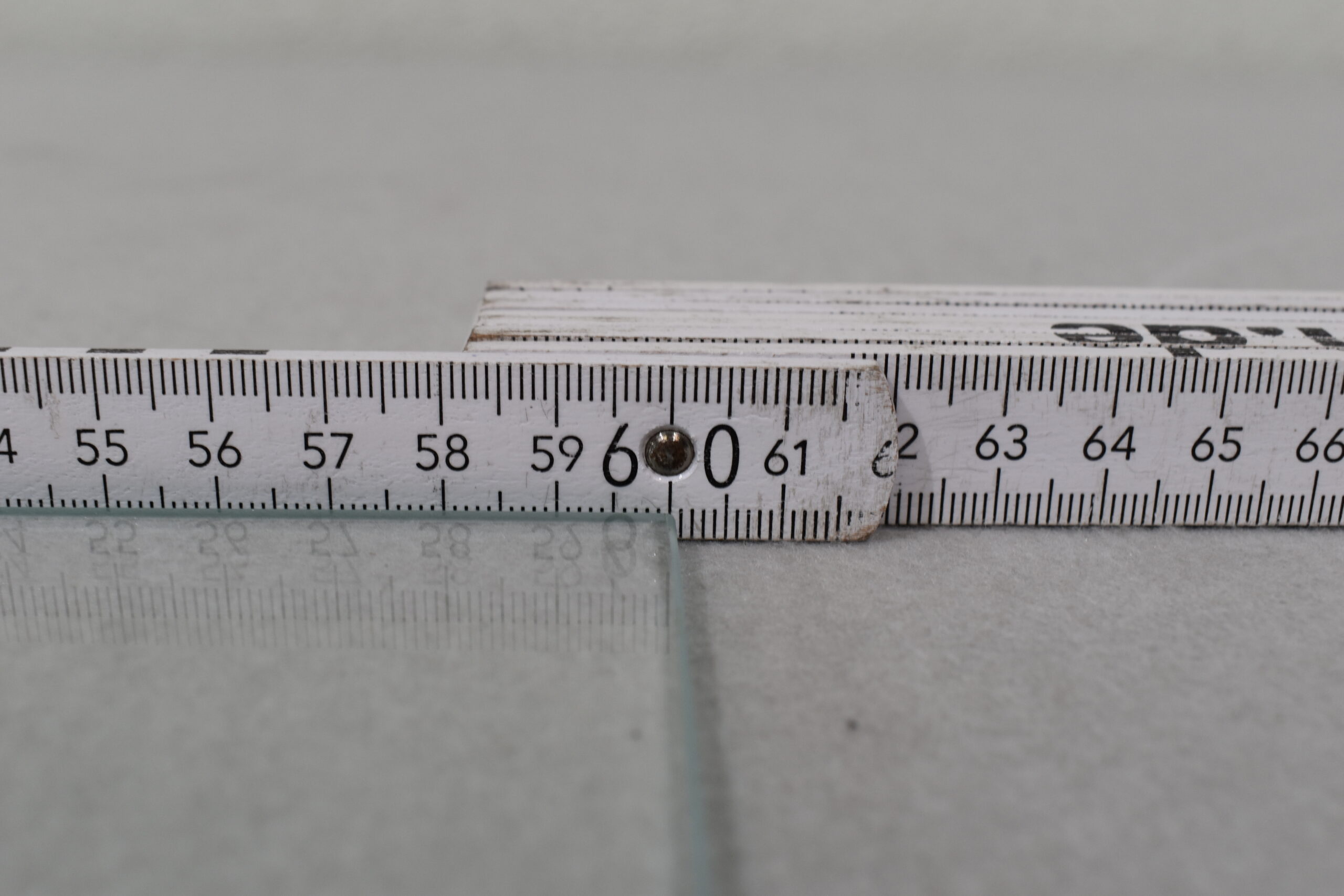 Glasplatte/Einlegeboden 600x215mm