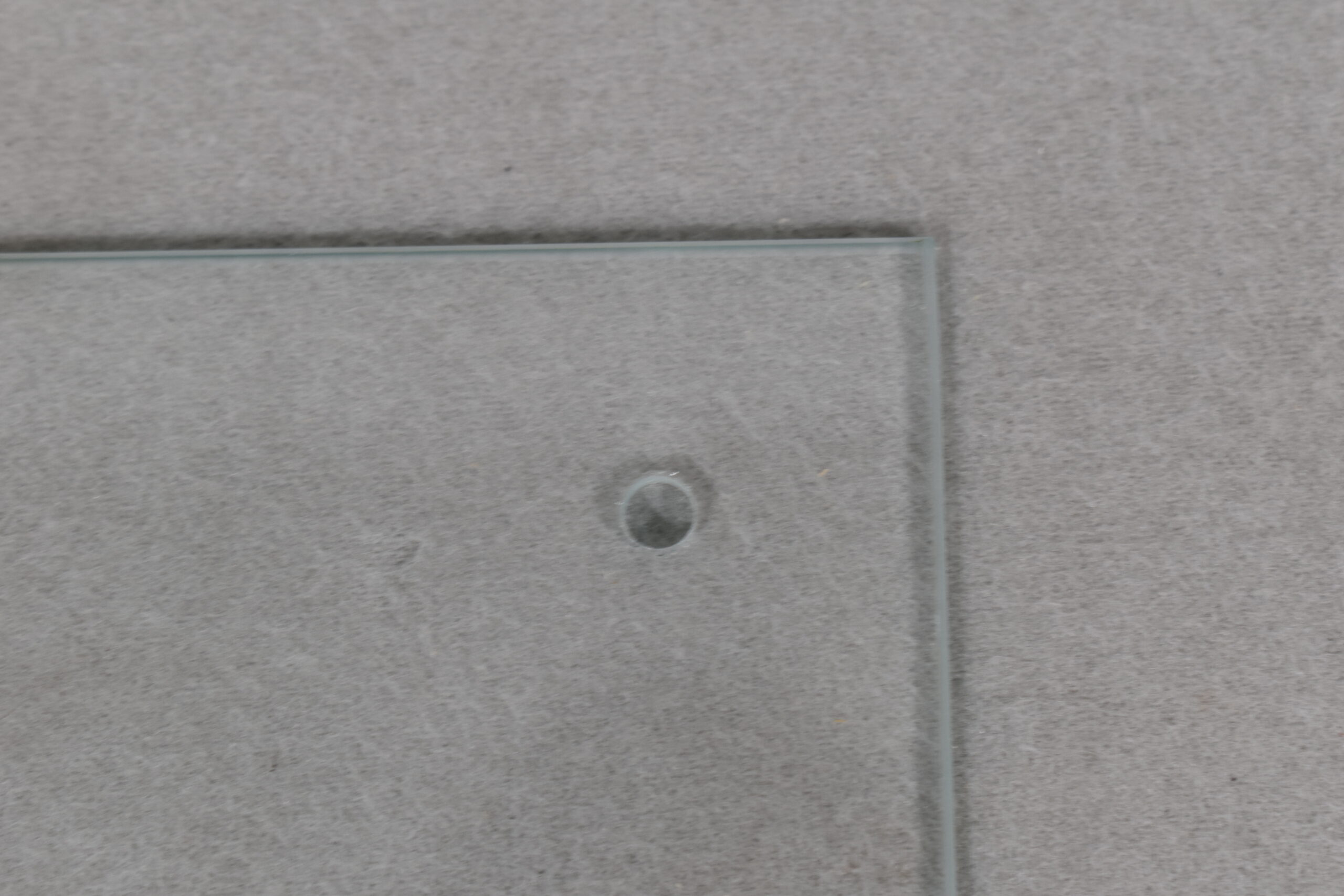 Glasplatte/Einlegeboden 600x215mm