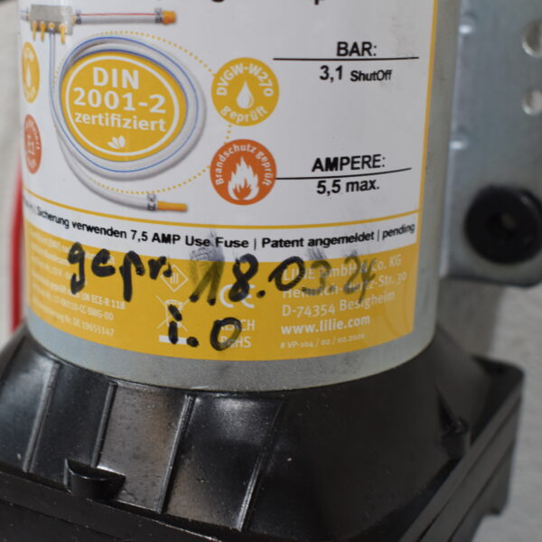 Lilie Membranpumpe Trinkwassersystem LP4144