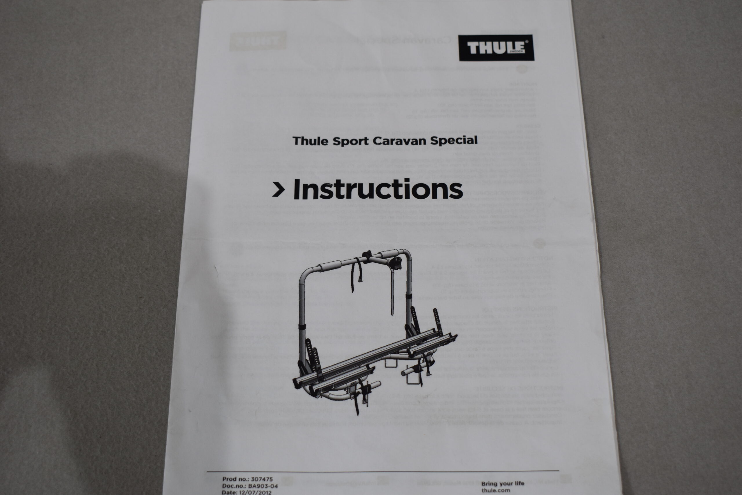 Thule Omnibike Sport Caravan special