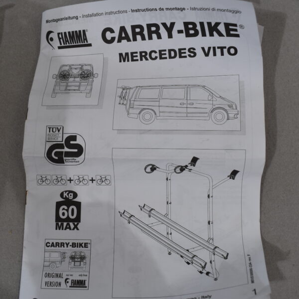 Fiamma Fahrradträger Carry-Bike für Vito W638