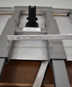 Tischplatte 94x700x660mm; weiß/hell Ahorn