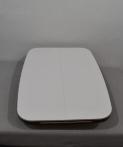 Tischplatte 39x870x640mm; weiß/dunkel braun