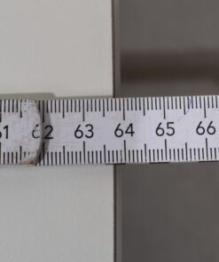 Tischplatte 39x870x640mm; weiß/dunkel braun