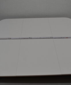 Tischplatte 39x870x640mm; weiß/dunkel braun