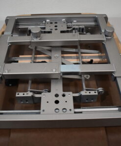 Tischplatte 39x870x640mm; weiß/dunkel braun