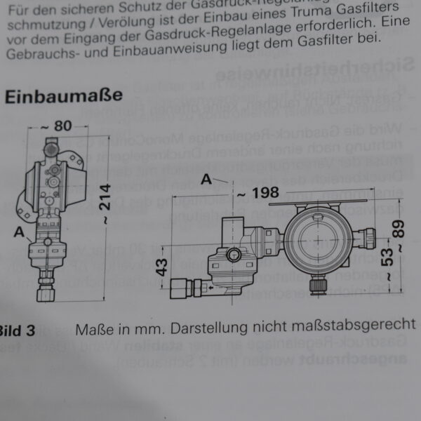 Truma Gasdruckregler Mono Control CS