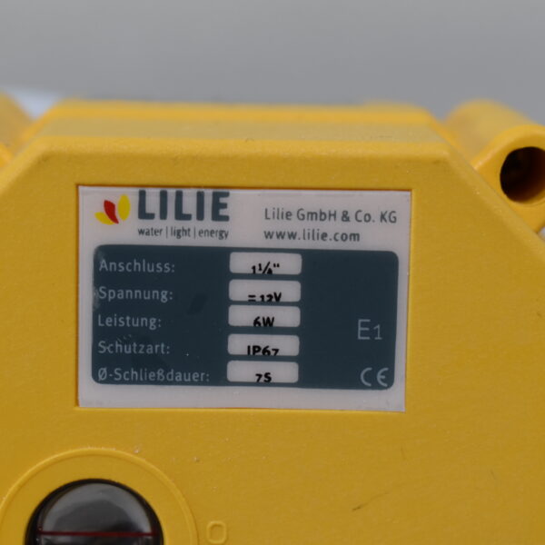 Lilie Stellmotor für Abwasser
