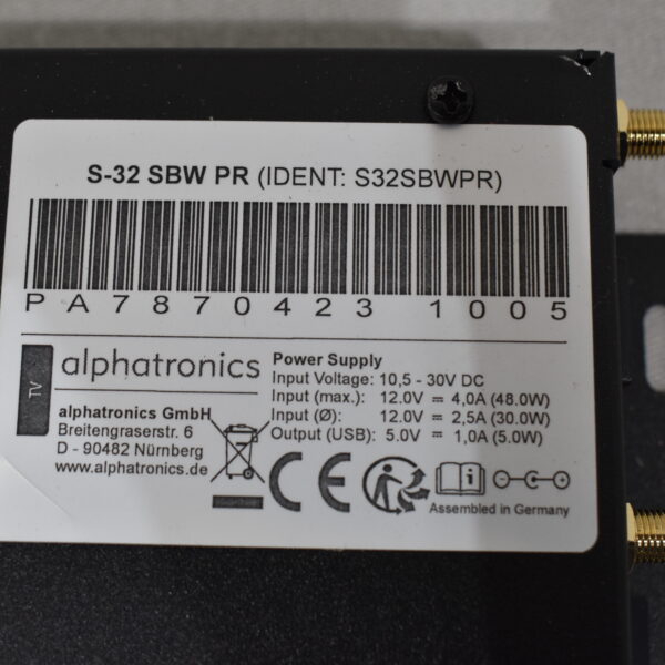 Alphatronics Steuerbox S-32 SBW PR