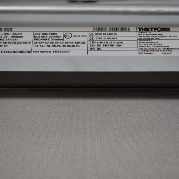 Thetford Gaskocher Series 922