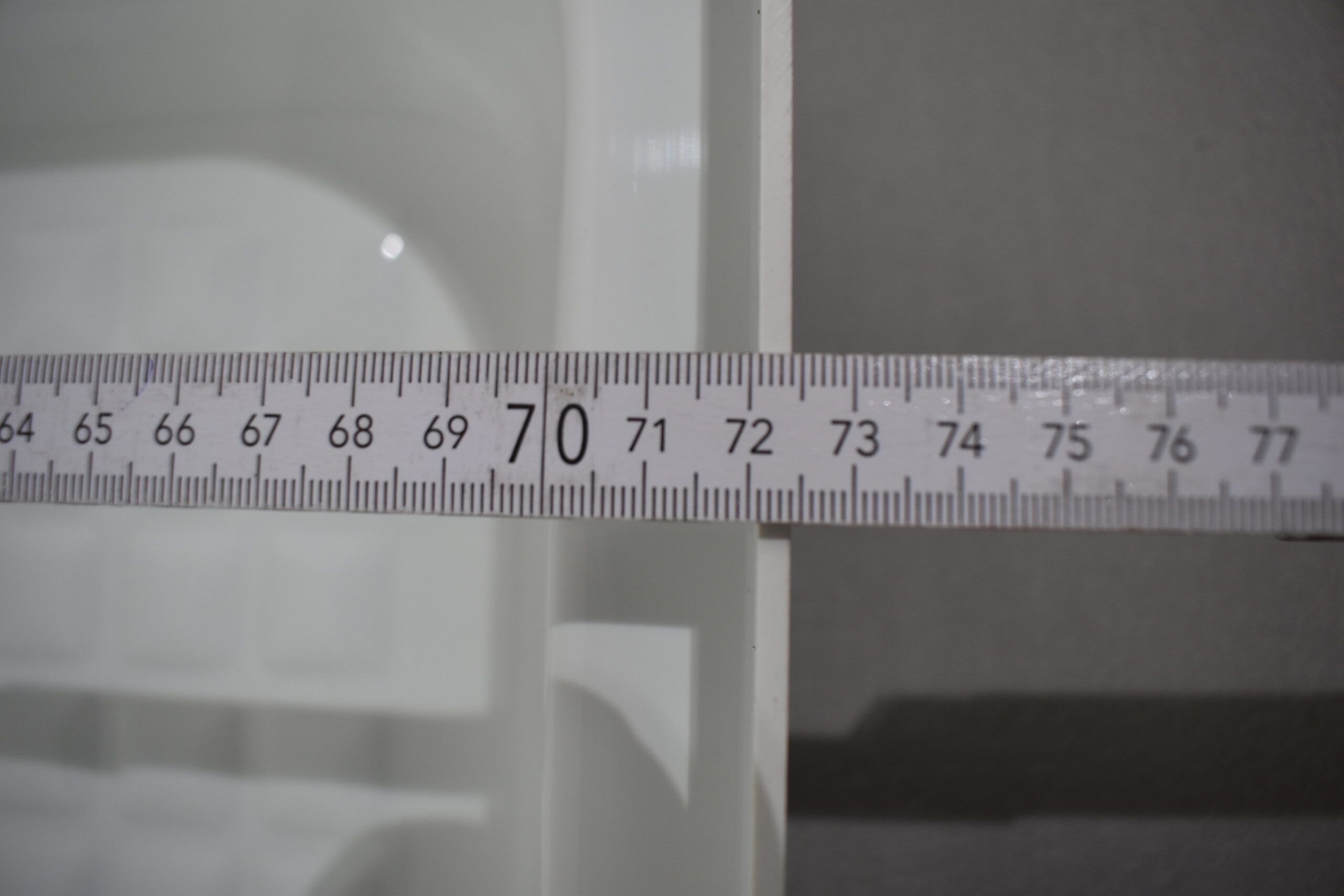 Duschwanne 705x725mm; weiß