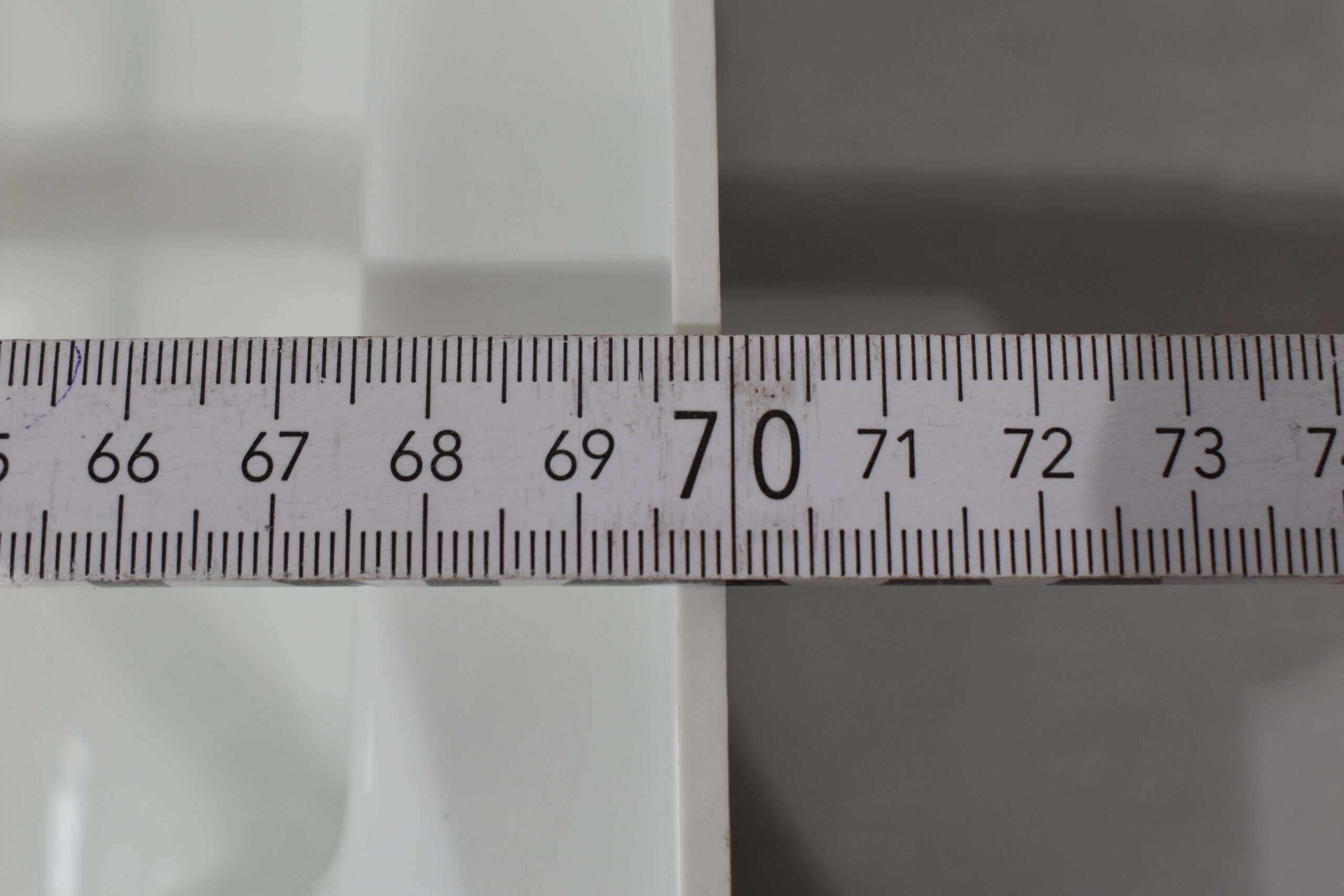 Duschwanne 705x725mm; weiß
